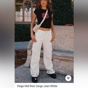 NWT princess poly white cargos